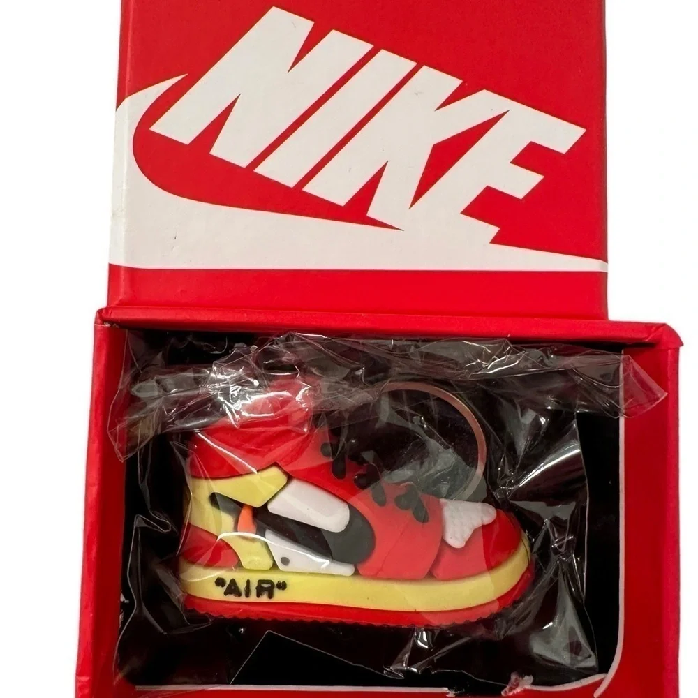 Air Jordan 1 High Top Nike Key Chain/ Bag Charm Red/Black/White Comes w/ box